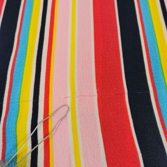 Hyped Unicorn Maxi Dress Womens Medium Multicolor Striped Slip Relaxed Fit USA - Picture 13 of 13